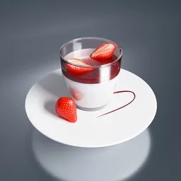 Panna Cotta with coulis