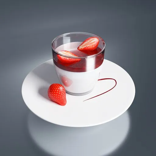 Panna Cotta with coulis