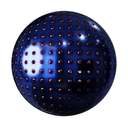 Outward perforated titanium