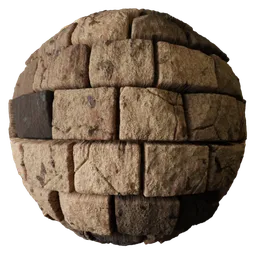 Brown Stone Wall