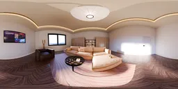 Soft Sunlit Living Room HDRI (16K)