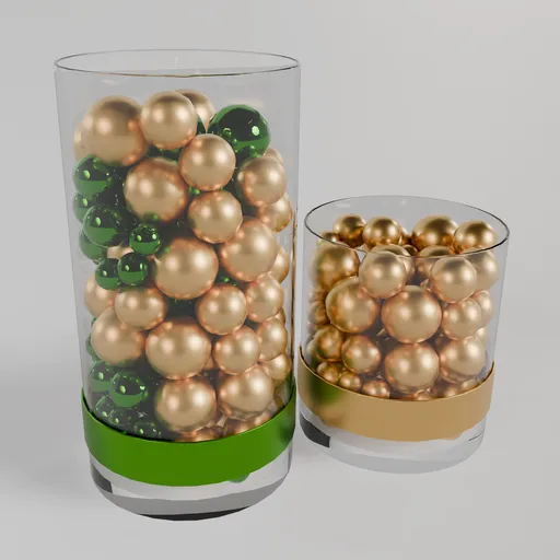 Christmas vase