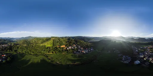 Sunrise in the mountains