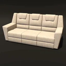 Comfortable 3 Seat Sofa Couch