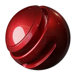 Red Metallic Car Paint