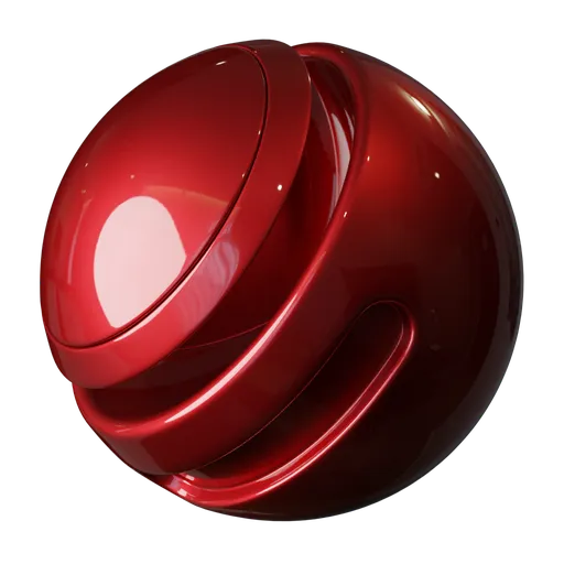 Red Metallic Car Paint