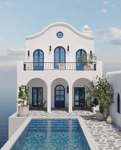 Mediterranean Villa with Pool