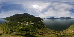 Mountain Landscape Ocean Day