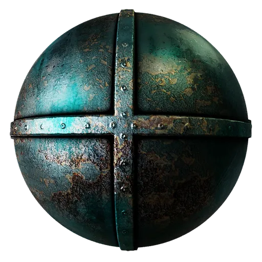 Metal Rivets Teal