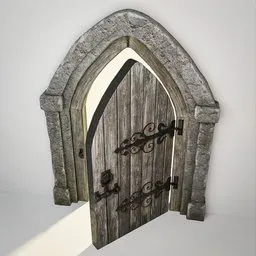 Medieval Castle Door