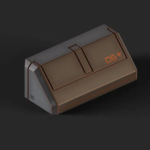Stylized Sci-Fi Curb