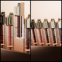 Chocolate lipstck rotating animation