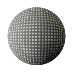 High-quality PBR concrete material with grip-enhancing dimple texture for realistic 3D renders in Blender.