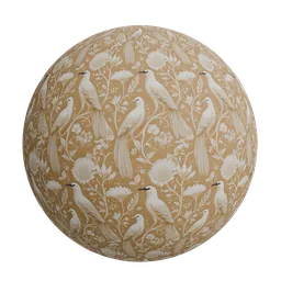 Chinoiserie style wallpaper