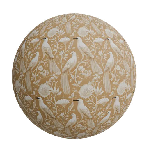 Chinoiserie style wallpaper