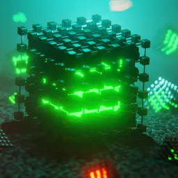 Sci fi mysterious cube