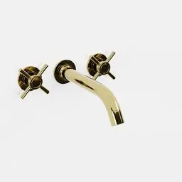 Edy WideSpread WallMount Faucet