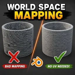 World Space Texture Mapping