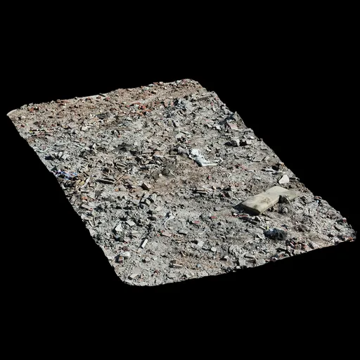 Scan Pile of rubble