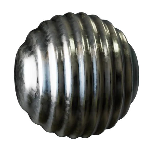 Corrugated Pale Galvanised