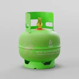 Indonesian 3kg Melon LPG Gas Cylinder