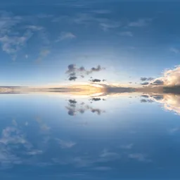 Infinite Real Sky - Cloudy Sunset