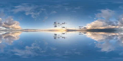 Infinite Real Sky - Cloudy Sunset