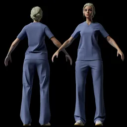 Nurse Doctor, Medical Scrubs