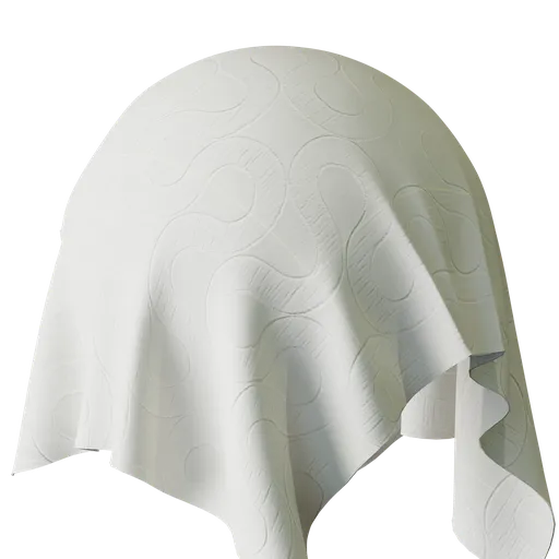 Graphical White Jacquard