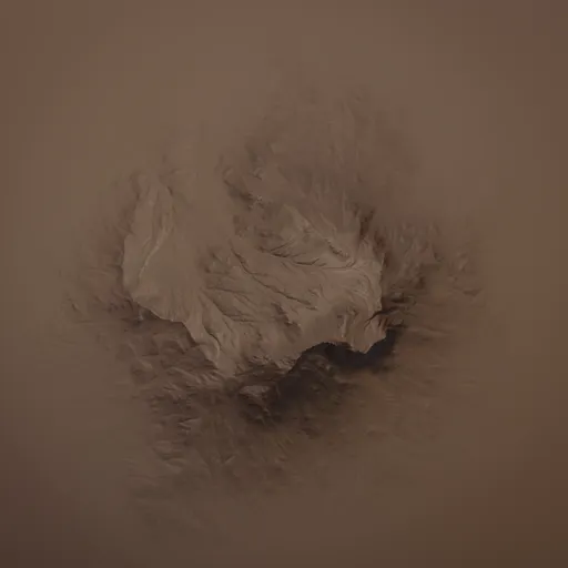 3D Mountain Landscape Brush for sculpting detailed terrains in Blender.