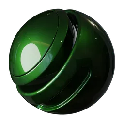 Forest Green Metallic Car Paint
