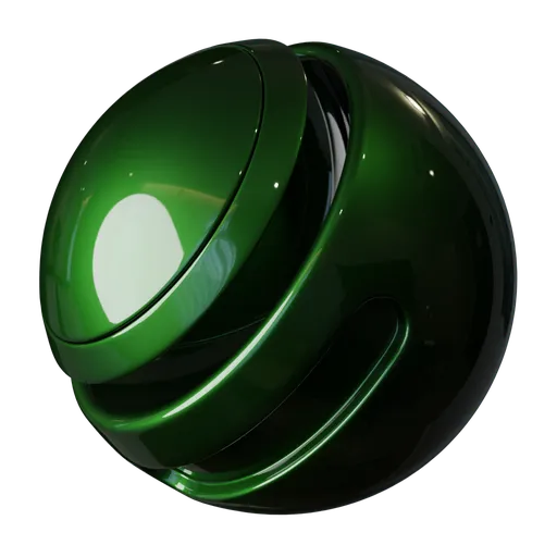 Forest Green Metallic Car Paint