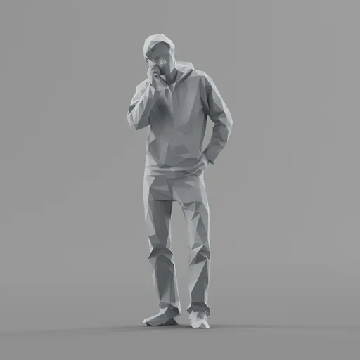 Lowpoly Male Standing
