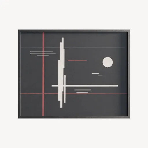 Abstract Painting Suprematism-Inspired