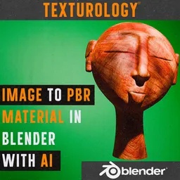 Texturology™ | AI PBR Textures from a Single Image in Blender
