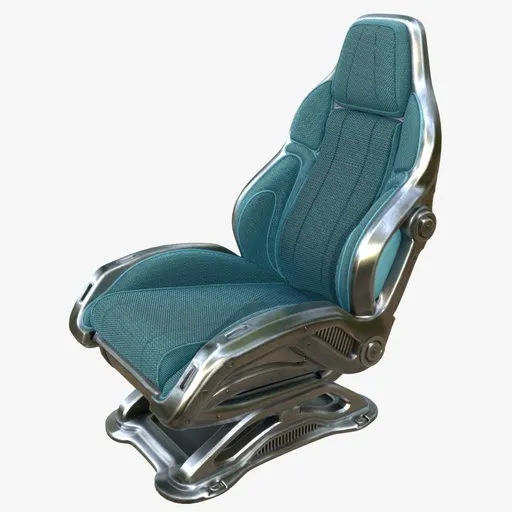Futuristic SciFi Pilot Chair