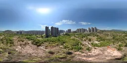 Highsky green forest clouds
