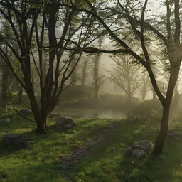 Sunlit grove