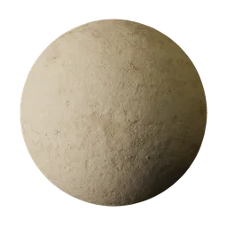 Smooth Compacted Beige Soil