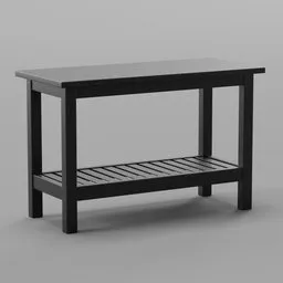 IKEA Hemnes bench black