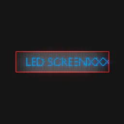 LED Screen Typography Animation