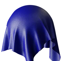 Calfskin Leather Navy Blue