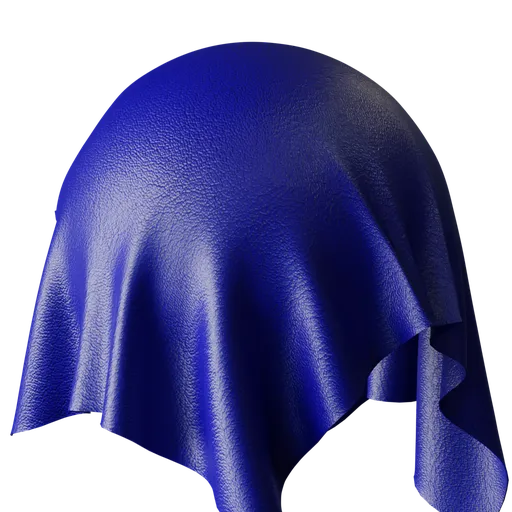 Calfskin Leather Navy Blue