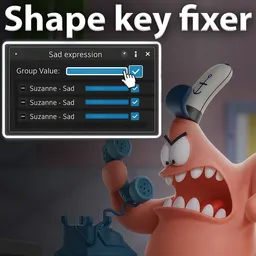 Shape Key Fixer - Manage All Scene ShapeKeys with Groups & Batch Tools
