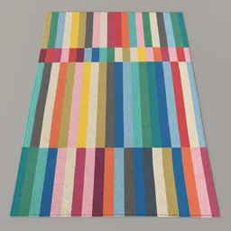 Colorful Flatwoven Rug