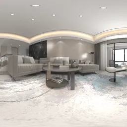 Living room warm light