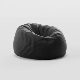 Bean Bag Cushion Black