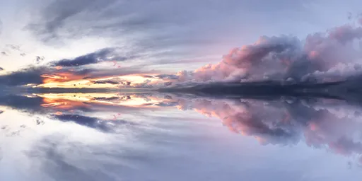 Infinite Real Sky - Colorful Sunset