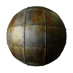 Metal Panels Rivets Rust