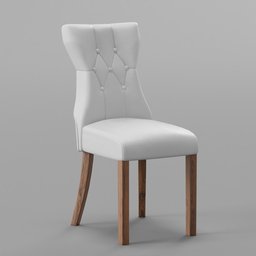 Modern Tufted Faux Chair